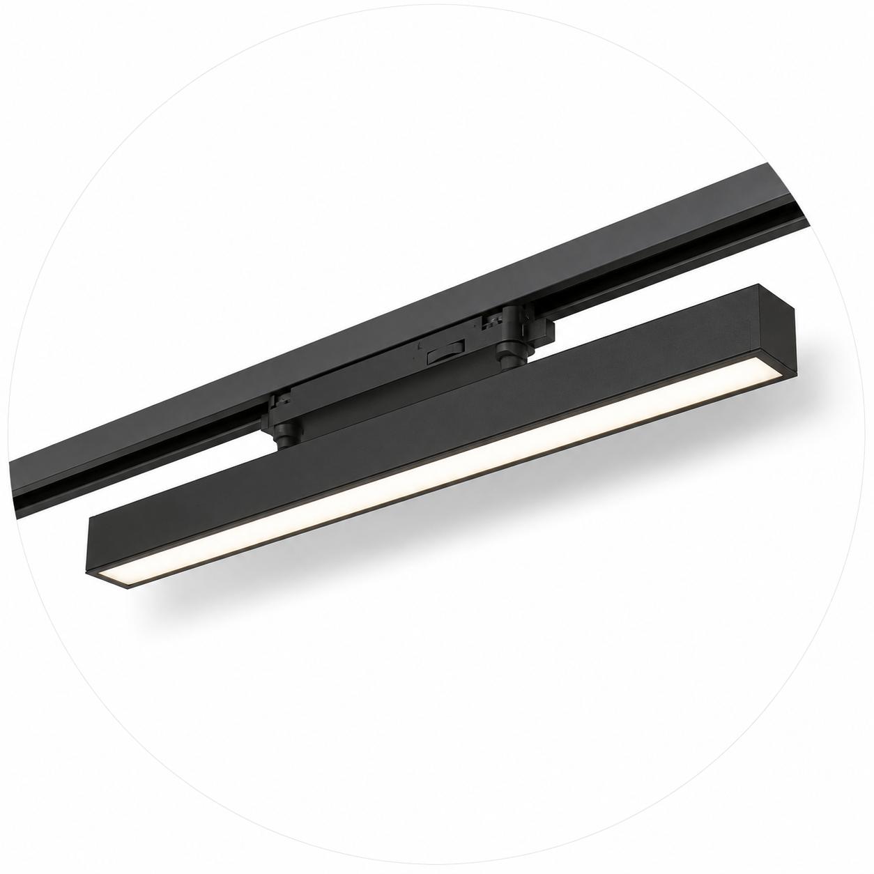 Đèn ray tuyến tính LED tạo dải sáng hiện đại cho không gian